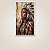 Quadro Decorativo Mulher Indígena com Cocar e Pintura Facial 6450 - Imagem 4
