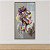 Quadro Decorativo Mulher Perfil Textura Colorida Abstrata e Elementos 3D 6446 - Imagem 5
