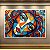 Quadro Decorativo Mulher Pop Art Abstrata Colorida Estilo Romero Britto 6448 - Imagem 3