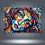 Quadro Decorativo Mulher Pop Art Abstrata Colorida Estilo Romero Britto 6448 - Imagem 5