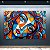 Quadro Decorativo Mulher Pop Art Abstrata Colorida Estilo Romero Britto 6448 - Imagem 2