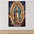 Quadro Decorativo Nossa Senhora de Guadalupe com Manto Azul e Anjo 6443 - Imagem 1