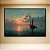 Quadro Decorativo Barcos a Vela no Mar ao Pôr do Sol 6415 - Imagem 2