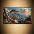 Quadro Decorativo Paisagem CostEira Mar Navio e Arvore Exotica 6386 - Imagem 3