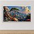 Quadro Decorativo Paisagem CostEira Mar Navio e Arvore Exotica 6386 - Imagem 1