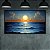 Quadro Decorativo Paisagem Marinha com Lua Cheia e Oceano Azul 6403 - Imagem 3