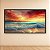 Quadro Decorativo Praia e Mar Pôr do Sol Céu Vermelho e Ondas 6394 - Imagem 3