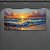 Quadro Decorativo Praia e Mar Pôr do Sol Dourado e Ondas 6414 - Imagem 4