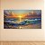 Quadro Decorativo Praia e Mar Pôr do Sol Dourado e Ondas 6414 - Imagem 3