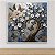 Quadro Decorativo Árvore da Vida com Flores e Borboletas em Relevo 3D 6439 - Imagem 2