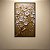 Quadro Decorativo Árvore Dourada com Flores Brancas em Alto Relevo 6440 - Imagem 5