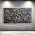 Quadro Decorativo Árvore Dourada com Folhas em Relevo Textura Cinza 6427 - Imagem 4