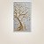 Quadro Decorativo Árvore Texturizada 3D com Folhas Douradas e Brancas 6436 - Imagem 3