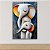 Quadro Decorativo Elefantes Estilo Abstrato Mãe e Filho 6511 - Imagem 2