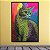Quadro Decorativo Gato Colorido Arte Pop Art com Pontilhismo 6475 - Imagem 5