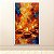 Quadro Decorativo Abstrato Velas Chamas e Pinceladas Texturizadas 6485 - Imagem 1