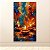 Quadro Decorativo Velas Acessas Coloridas e Pinceladas Abstratas 6503 - Imagem 5