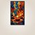 Quadro Decorativo Velas Acessas Coloridas e Pinceladas Abstratas 6503 - Imagem 4