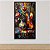 Quadro Decorativo Violino Vaso de Flores e Borboletas Estilo Óleo 6499 - Imagem 2