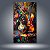 Quadro Decorativo Violino Vaso de Flores e Borboletas Estilo Óleo 6499 - Imagem 1