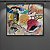 Quadro Decorativo Abstrato Composição Colorida Estilo Artistas Famosos 6477 - Imagem 3