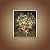 Quadro Decorativo Florais Vaso com Flores e Fundo Azul Van Gogh 6513 - Imagem 3