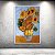 Quadro Decorativo Girassóis em Vaso de Van Gogh Arte Famosa 6481 - Imagem 3