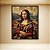 Quadro Decorativo Releitura Mona Lisa Artista Famoso Leonardo da Vinci 6482 - Imagem 4
