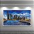 Quadro Decorativo Paisagem Urbana Cidades Arranha-Céus à Noite 6453 - Imagem 1