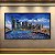 Quadro Decorativo Paisagem Urbana Cidades Arranha-Céus à Noite 6453 - Imagem 4