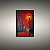 Quadro Decorativo Paisagem Urbana Outono Vermelho e Postes de Luz 6478 - Imagem 2