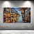 Quadro Decorativo Paisagem Urbana Paris Rua Chuvosa com Boutique 6489 - Imagem 3