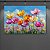 Quadro Decorativo Campo Florido com Tulipas Coloridas e Céu Azul 6484 - Imagem 5