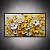 Quadro Decorativo Florais Flores Amarelas e Brancas em Alto Relevo 6455 - Imagem 3