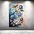 Quadro Decorativo Florais Flores Azuis Magnólias em Fundo Abstrato 6500 - Imagem 5