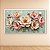 Quadro Decorativo Florais Flores Rosa e Brancas com Pinceladas em Relevo 6461 - Imagem 3