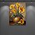 Quadro Decorativo Florais Jarro com Flores Amarelas e Lavanda em Relevo 6518 - Imagem 4