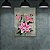 Quadro Decorativo Lírios Cor de Rosa com Folhagens Verdes e Fundo Neutro 6490 - Imagem 1