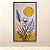 Quadro Decorativo Minimalista Florais Linhas e Sol Amarelo Relevo 6470 - Imagem 2