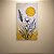 Quadro Decorativo Minimalista Florais Linhas e Sol Amarelo Relevo 6470 - Imagem 4