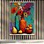 Quadro Decorativo Natureza Morta com Vasos Coloridos, Flores e Frutas 6510 - Imagem 2