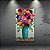 Quadro Decorativo Vaso Azul com Flores Coloridas e Passarinhos 6457 - Imagem 4