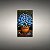 Quadro Decorativo Vaso de Flores Azuis em Oleo 6519 - Imagem 2