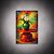 Quadro Decorativo Vaso de Flores em Cores Vibrantes e Pinceladas 6468 - Imagem 5
