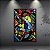 Quadro Decorativo Mulher Abstrata Colorida Pop Art Cubista 6492 - Imagem 1