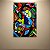 Quadro Decorativo Mulher Abstrata Colorida Pop Art Geométrica 6471 - Imagem 5