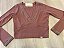 Blusa Cropped Manga Longa - Imagem 4