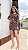 Vestido Curto Tule Manga Longa Estampa Flor - Imagem 2
