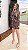 Vestido Curto Tule Manga Longa Estampa Flor - Imagem 3