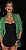 Blazer Paetê Verde. - Imagem 1